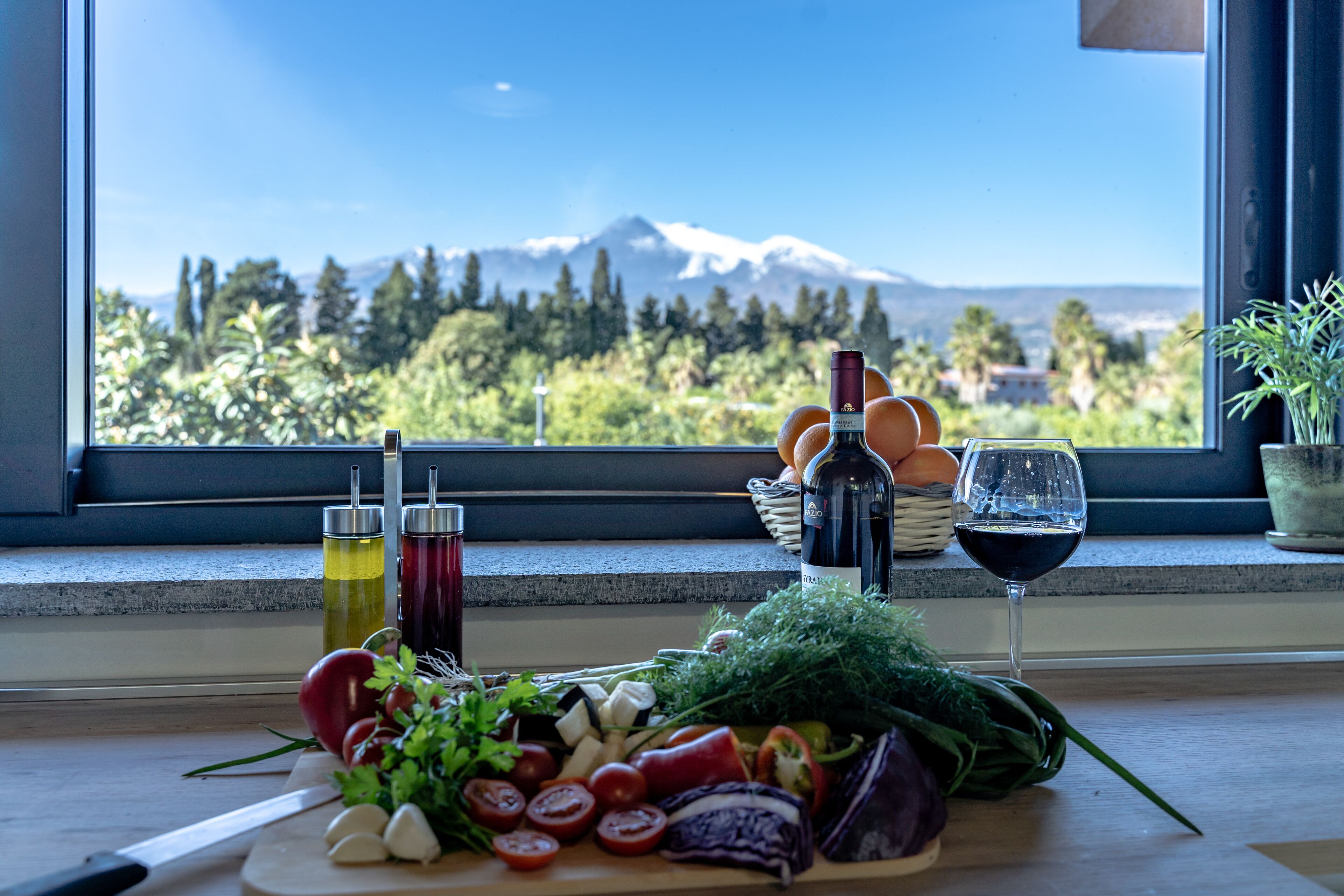 Superior-Apartment, Bergblick | Eigene Küche | Großer Kühlschrank, Mikrowelle, Herdplatte, Wasserkocher
