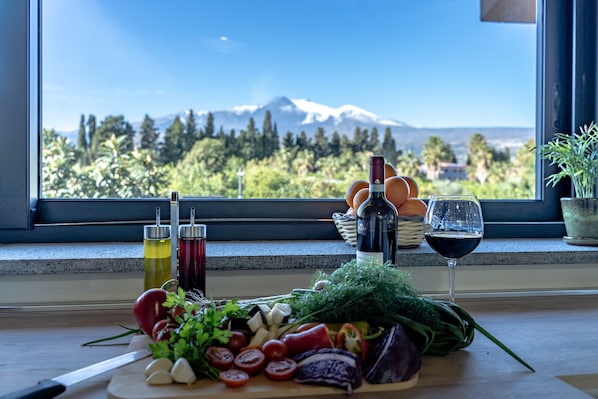 Superior Apartment, Mountain View | Private kitchen
