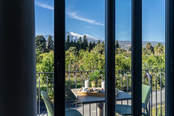 Deluxe Apartment, Mountain View | Terrace/patio