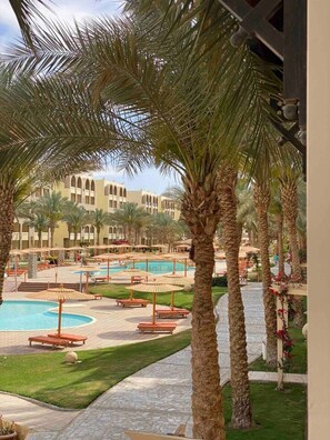 Pool - 2 bedroom apartment in el karma aqua beach resort hurghada (El karma aqua beach)