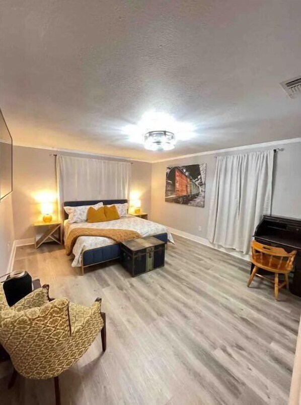 2 habitaciones, tabla de planchar con plancha y wifi gratis 