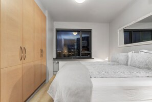 1 bedroom, iron/ironing board, travel crib, free WiFi