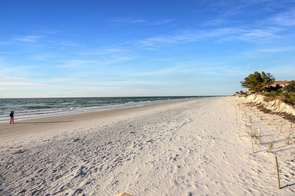 Sun loungers, beach towels