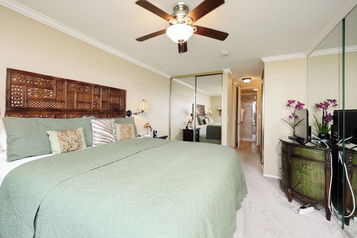 2 habitaciones, decoración personalizada y muebles diferentes