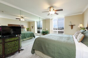 Condo, 1 King Bed with Sofa bed, Pool Access, Ocean View (F211 ) | 2 bedrooms, individually decorated, individually furnished, bed sheets