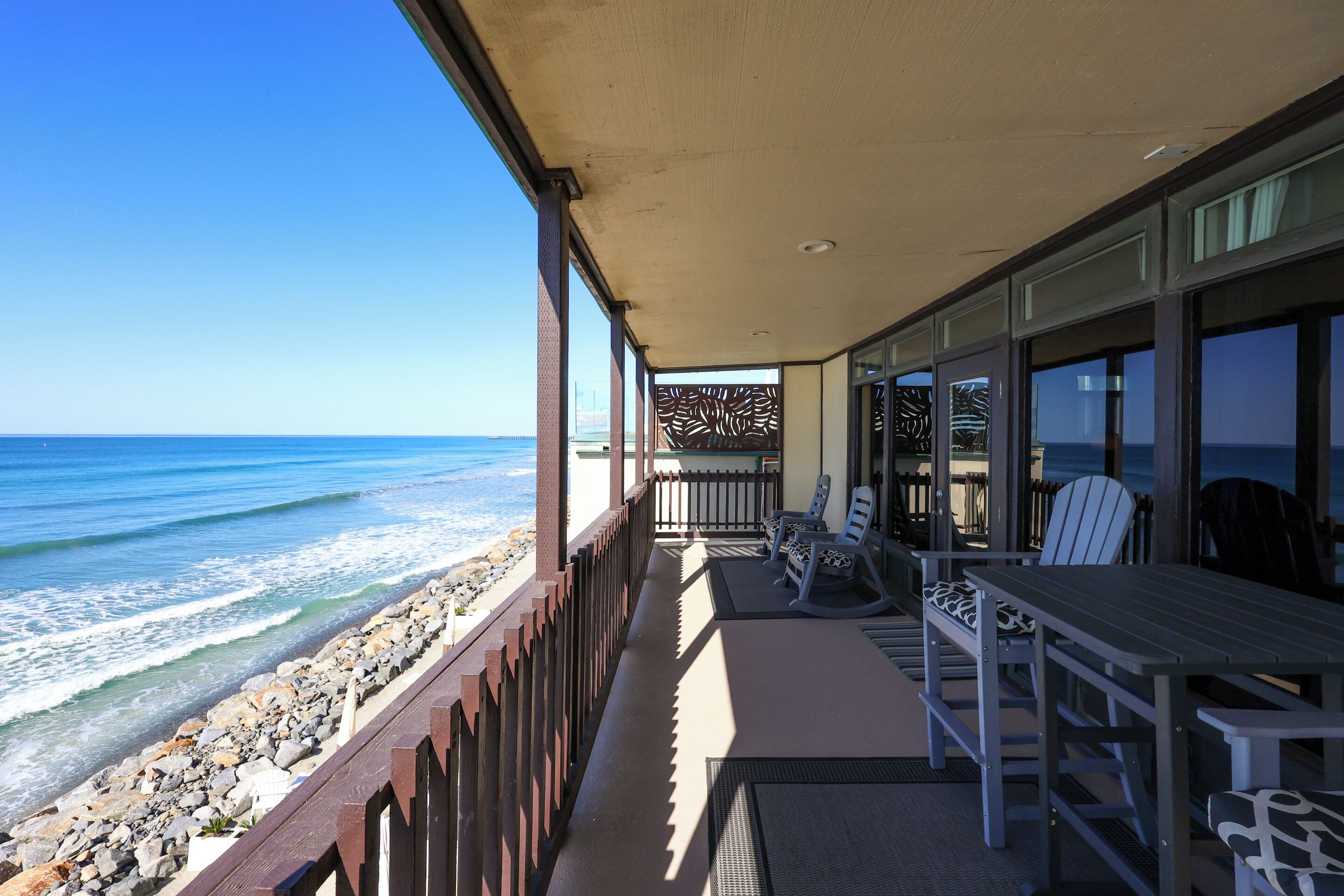 Appartement, meerdere bedden, balkon, uitzicht op tuin (1025A Beachfront Retreat A) | Terrein van de accommodatie