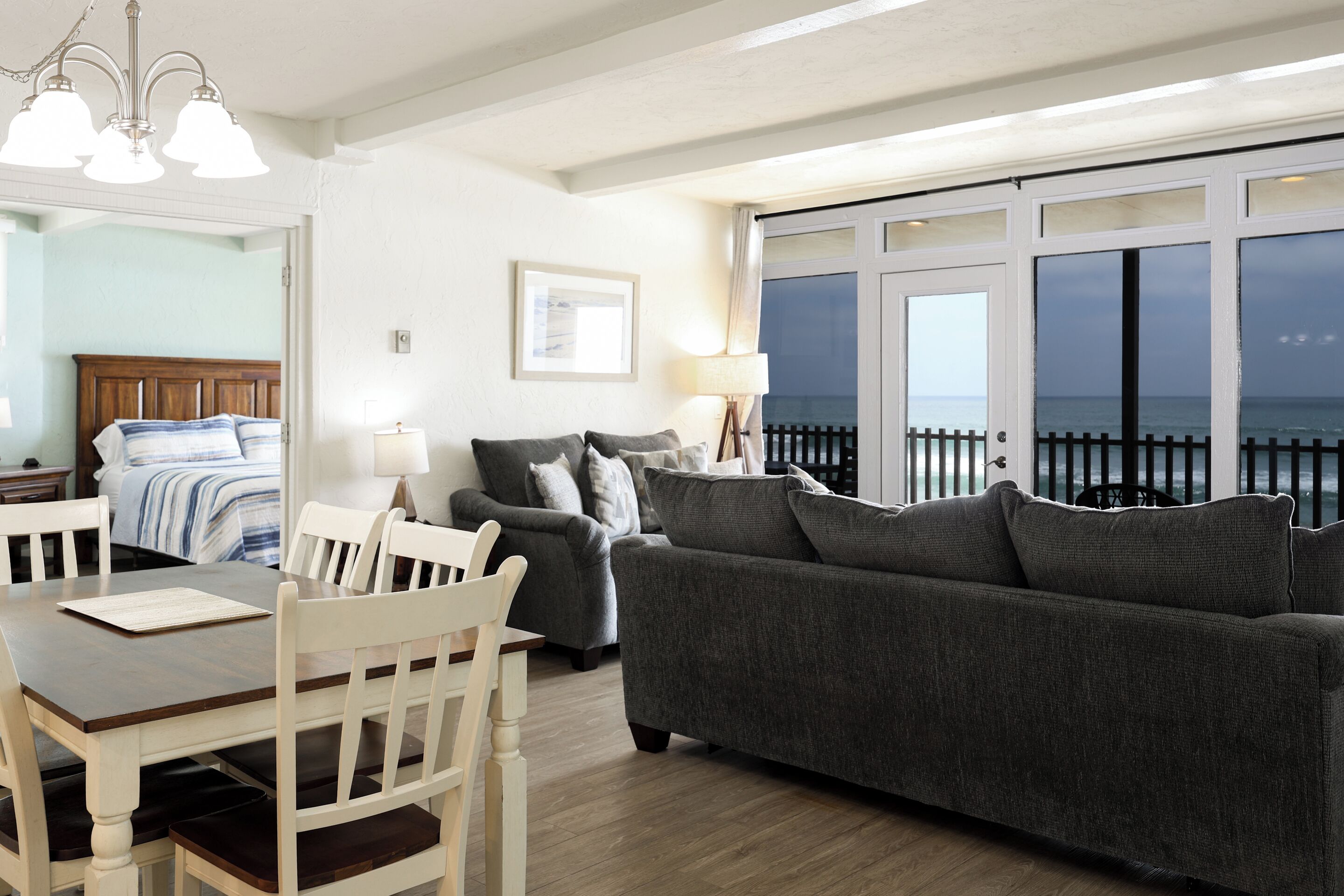 公寓客房, 多張床, 陽台, 海景 (1025B) | 起居區