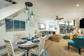 Condo, Multiple Beds, Pool Access, Ocean View (E306) | Living area - Oceanside Beach Condos (Oceanside)