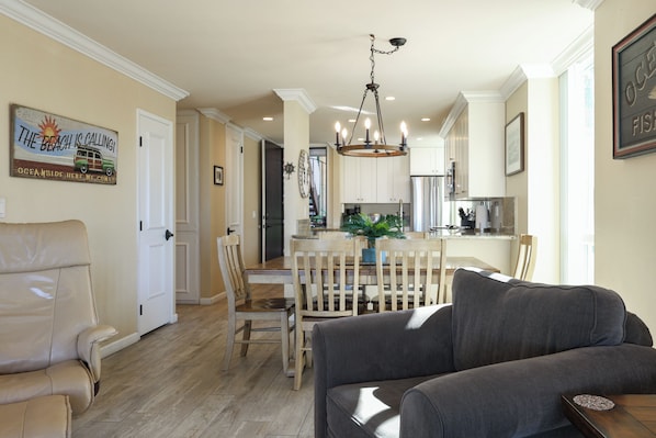 Condo, Multiple Beds, Pool Access, Ocean View (G37) | Living area - Oceanside Beach Condos (Oceanside)