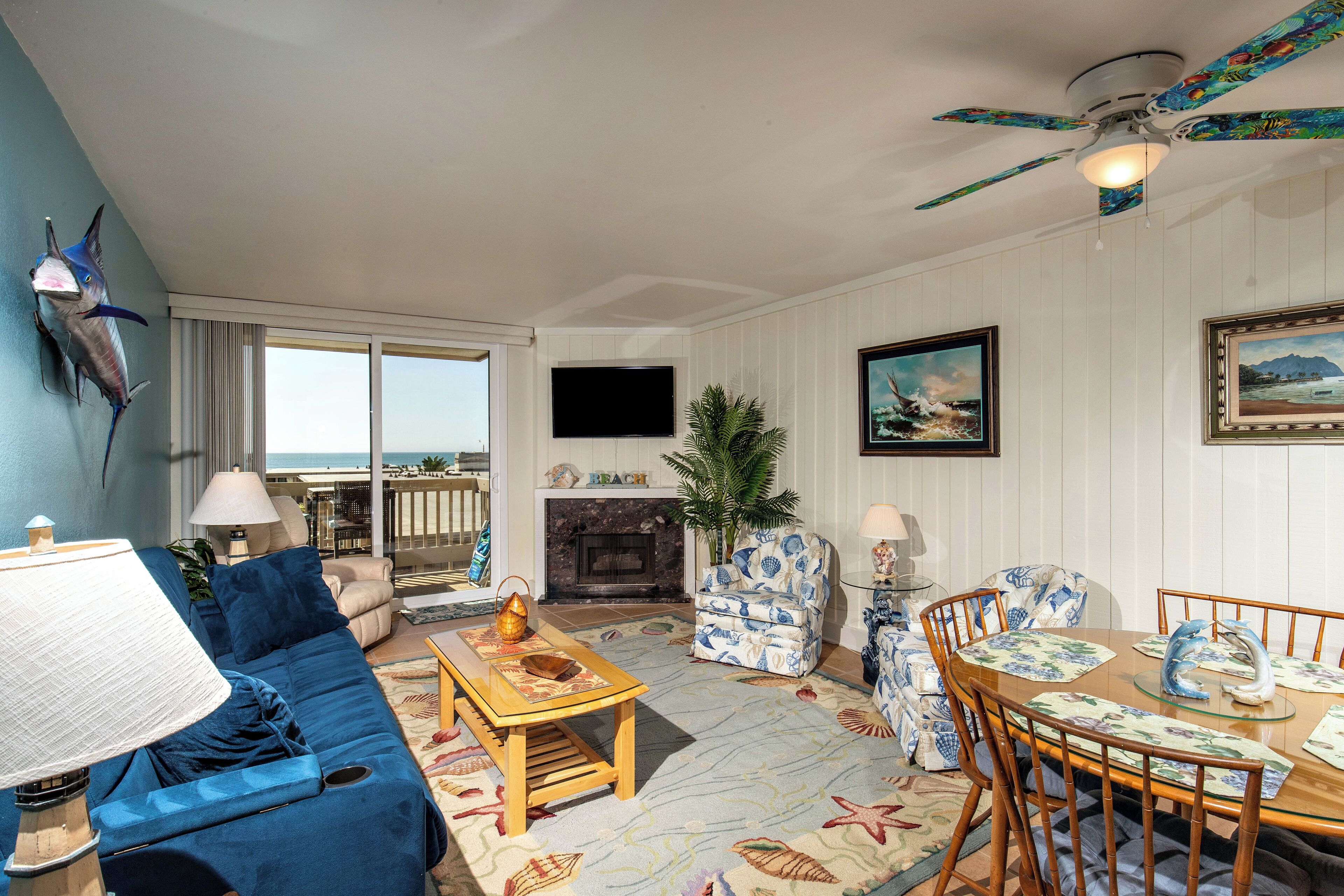 Condo, 1 King Bed with Sofa bed, Pool Access, Ocean View (A113 ) | Living area