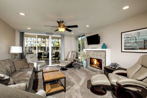 Condo, Multiple Beds, Pool Access, Garden View (A12 ) | Living area - Oceanside Beach Condos (Oceanside)