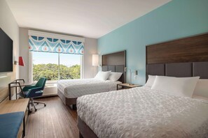 Room, 2 Queen Beds | Iron/ironing board, free WiFi, bed sheets - Tru By Hilton Charlotte Tyvola I-77 (Charlotte)