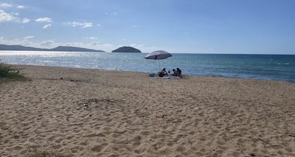 Bungalow on private beach full