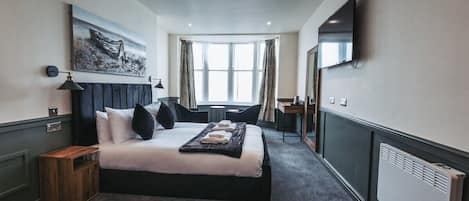 Comfort-Doppelzimmer, eigenes Bad, Meerblick