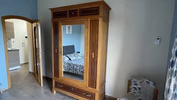 1 bedroom, iron/ironing board, travel crib, free WiFi