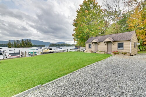 Lake George Waterfront Cabin w/ On-Site Marina!