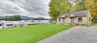 Lake George Waterfront Cabin w/ On-Site Marina!