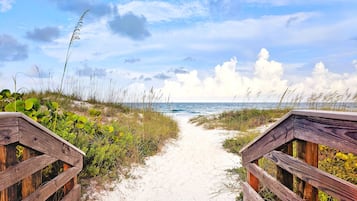 Sun loungers, beach towels