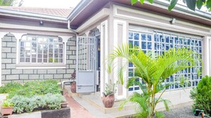 Exterior detail - Luxurious modern apartment in upscale posh neighbourhood Nairobi Kenya (Nairobi)