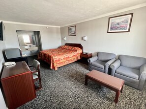 Standaard eenpersoonskamer, 1 kingsize bed, roken | Gratis wifi, beddengoed
