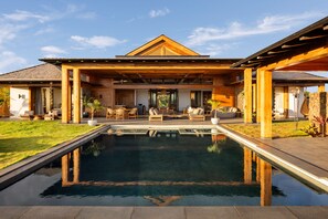 Outdoor pool - Luxurious 4 Bedroom Retreat, Private Pool, Located in KuKui' Ula Community. (Koloa)