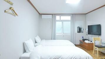 1 habitación, sistema de insonorización, wifi gratis y ropa de cama