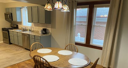 Duplex Apartment Walking Distance to Downtown Wyandotte