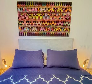 1 chambre, couette en duvet, minibar, décor unique
