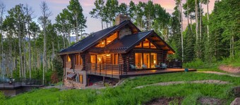 Modern Log Cabin Nestled in the Aspens, Dog Friendly & Private!