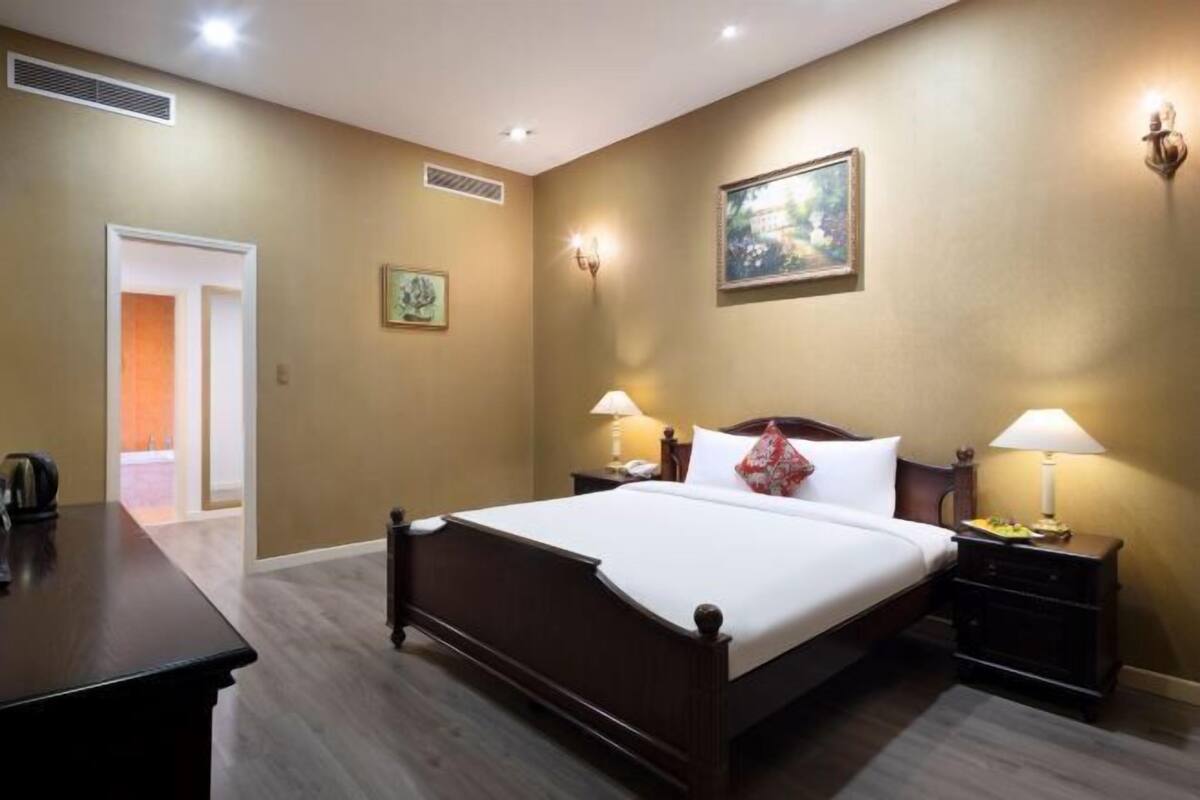 Een minibar, geluiddichte muren, gratis wifi, beddengoed