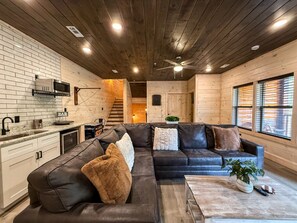 Televisión, chimenea y videojuegos