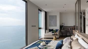 Premium Condo | 1 bedroom, premium bedding, pillow-top beds, iron/ironing board