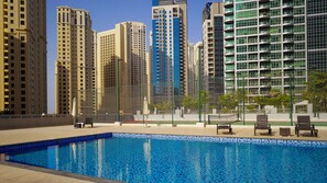 Outdoor pool - Magnificent Two Bedroom Beachfront (Dubai)