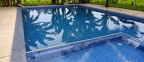15 indoor pools, 15 outdoor pools