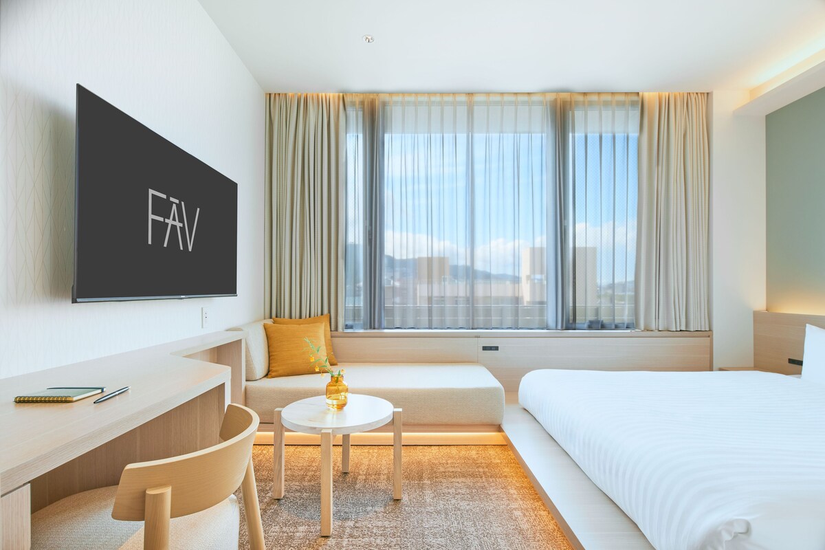 In-room safe, blackout drapes, WiFi (free), bed sheets