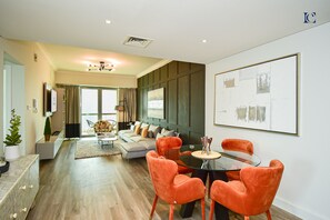 Standard Apartment | Living area - New 1BR Apartment - 8 Blvd Walk -  WLK (Dubai)