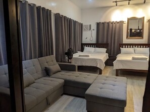 Signature Villa, Beach View, Beachfront | Living area - Crystal Cove (Sipalay)