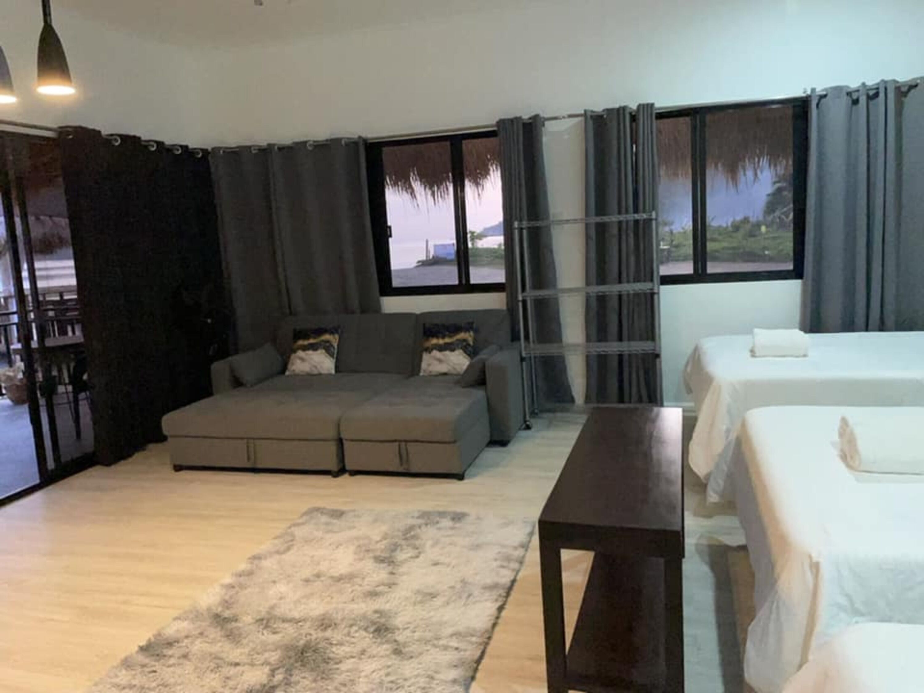 Signature villa, uitzicht op het strand, aan het strand | Woonruimte