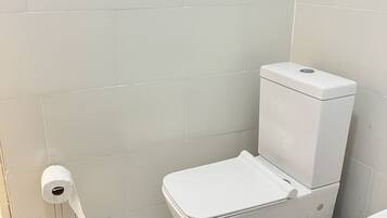 Towels, soap, toilet paper