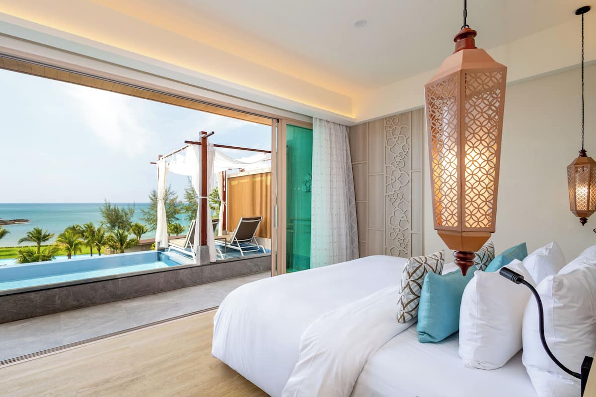 Seaview Pool Suite | มินิบาร์, โต๊ะทำงาน, ห้องเก็บเสียง, Wi-Fi ฟรี