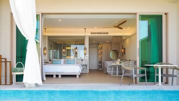 Seaview Pool Suite | Minibar, bureau, chambres insonorisées, Wi-Fi gratuit