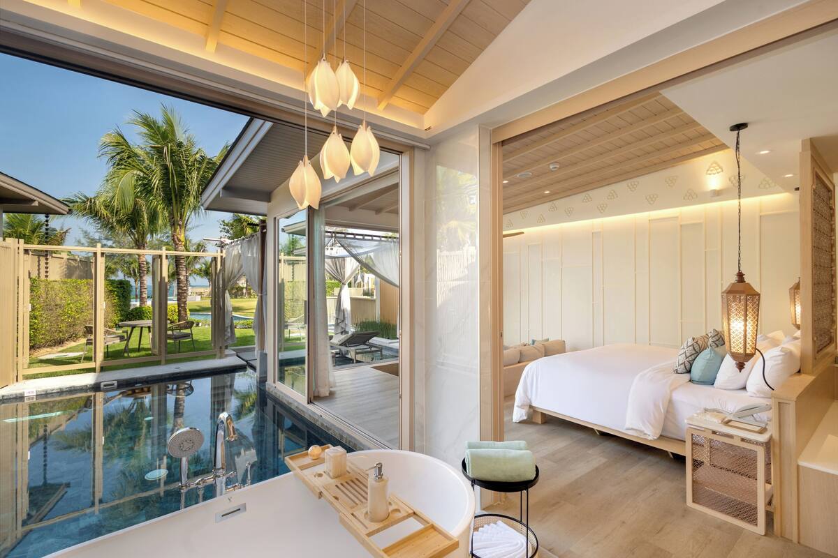 Seaview Pool Villa Romance Adult Only | มินิบาร์, โต๊ะทำงาน, ห้องเก็บเสียง, Wi-Fi ฟรี