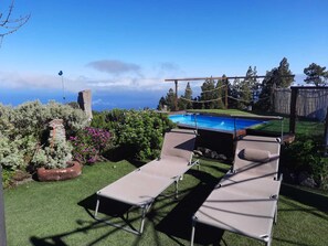 Pool - Holiday Home 'Media Pipa' with Sea View, Wi-Fi and Air Conditioning (Puntagorda)