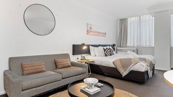 1 soverom, strykejern/-brett, wi-fi og sengetøy