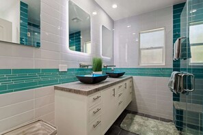 Tina y secadora de cabello 