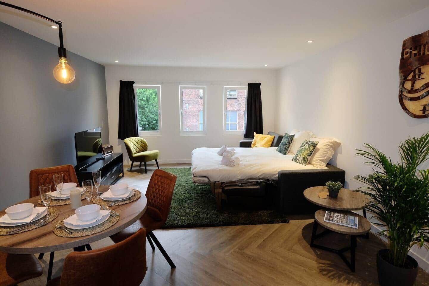 1 chambre, fer et planche à repasser, Wi-Fi, draps fournis