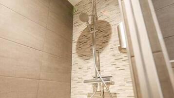Shower, hair dryer