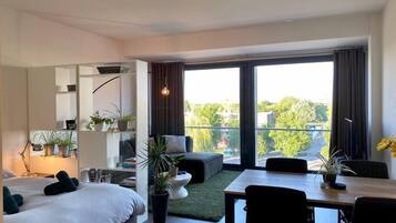 1 chambre, fer et planche Ă repasser, Wi-Fi, draps fournis