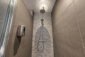 Shower, hair dryer