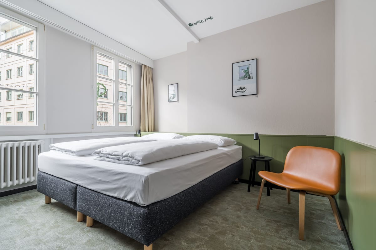 City Double Room | Down comforters, in-room safe, desk, iron/ironing board